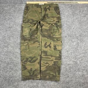 No Boundaries Cargo Pants Mens 34x32 Camouflage Military Utility Camo